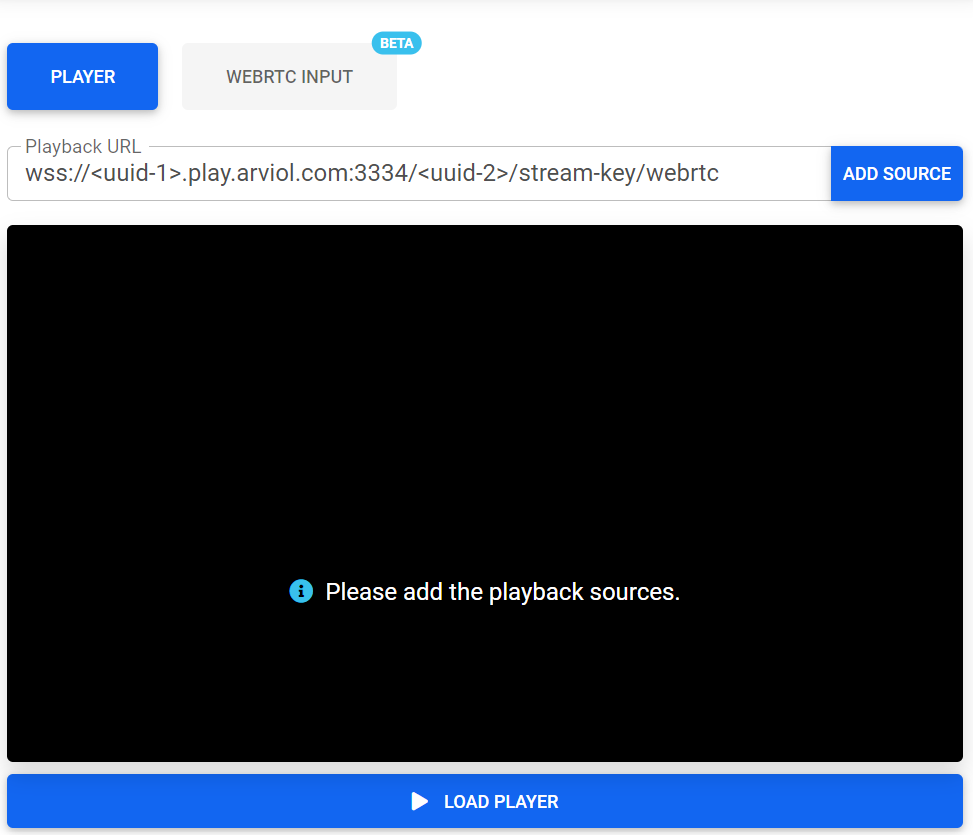 Player URL Example